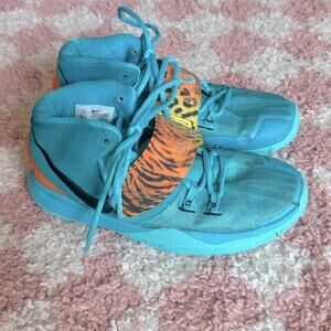 Nike Kyrie 6 EP Animal Print -Oracle Aqua Basketball Sneakers